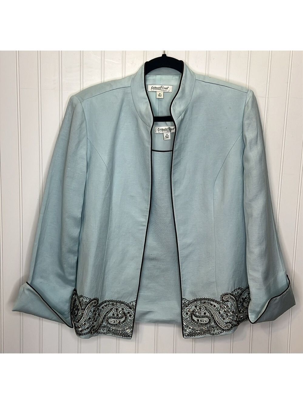 ColdWater Creek 2 Pc Tank and Jacket Size 12 - Picture 13 of 13